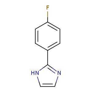 Fc1ccc(cc1)c1ncc[nH]1