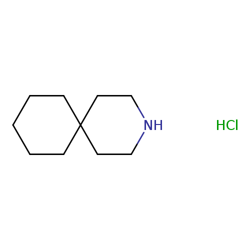 C1CCC2(CC1)CCNCC2.Cl