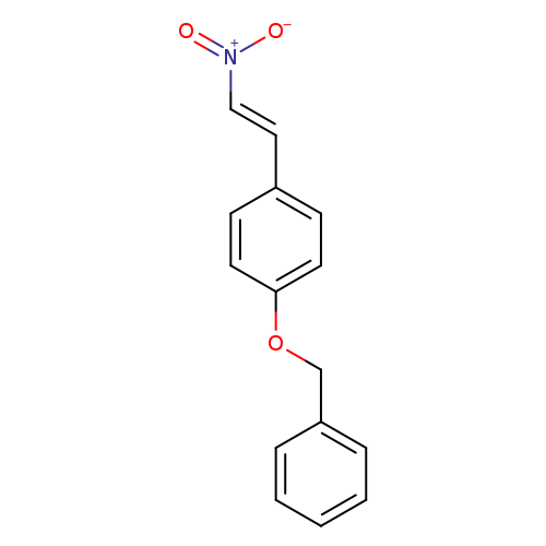 [O-][N+](=O)/C=C/c1ccc(cc1)OCc1ccccc1