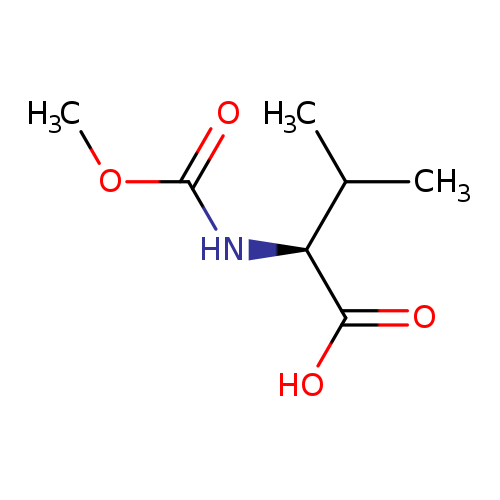 COC(=O)N[C@H](C(=O)O)C(C)C