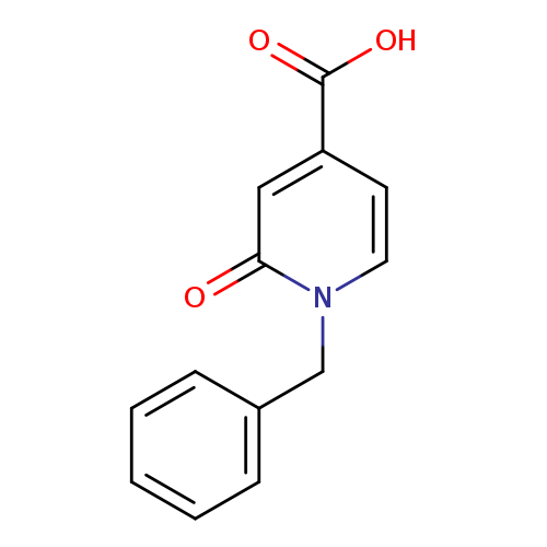 OC(=O)c1ccn(c(=O)c1)Cc1ccccc1