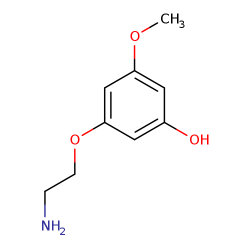 NCCOc1cc(O)cc(c1)OC
