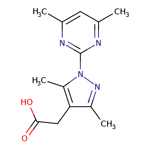 OC(=O)Cc1c(C)nn(c1C)c1nc(C)cc(n1)C