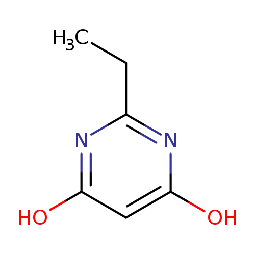 CCc1nc(O)cc(n1)O