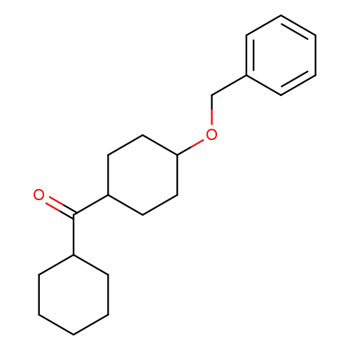 O=C(C1CCCCC1)C1CCC(CC1)OCc1ccccc1