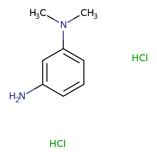 Nc1cccc(c1)N(C)C.Cl.Cl