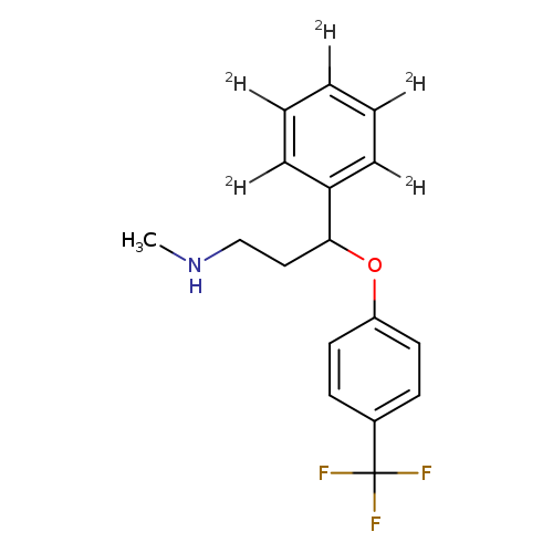 CNCCC(c1c([2H])c([2H])c(c(c1[2H])[2H])[2H])Oc1ccc(cc1)C(F)(F)F