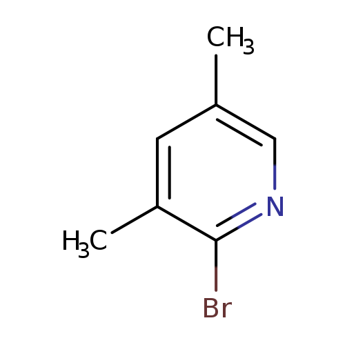 Cc1cnc(c(c1)C)Br