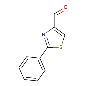 O=Cc1csc(n1)c1ccccc1
