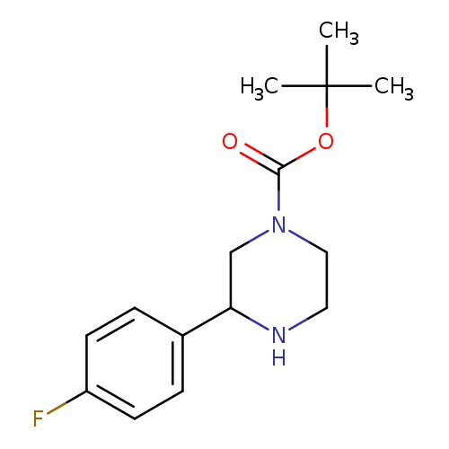 O=C(N1CCNC(C1)c1ccc(cc1)F)OC(C)(C)C