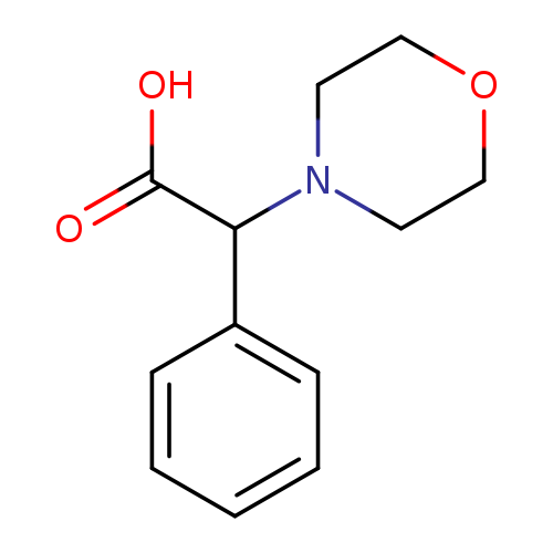 OC(=O)C(c1ccccc1)N1CCOCC1
