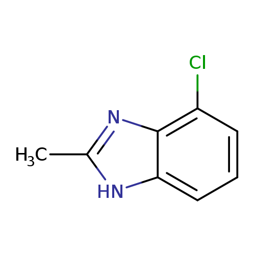 Cc1nc2c([nH]1)cccc2Cl