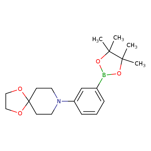 CC1(C)OB(OC1(C)C)c1cccc(c1)N1CCC2(CC1)OCCO2