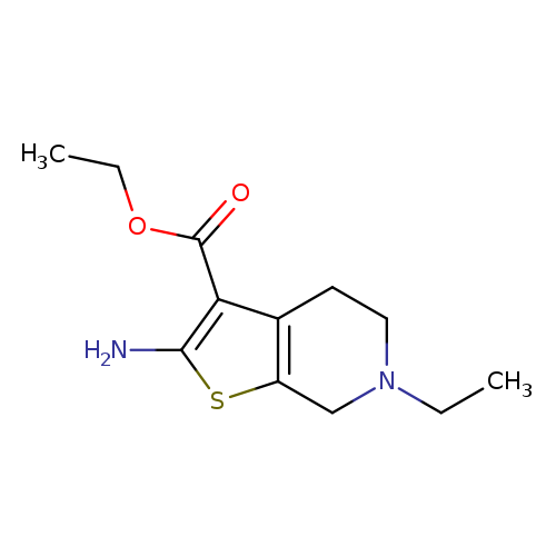CCOC(=O)c1c(N)sc2c1CCN(C2)CC