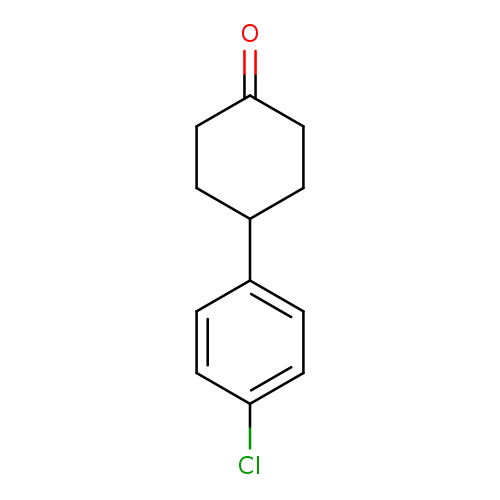 O=C1CCC(CC1)c1ccc(cc1)Cl