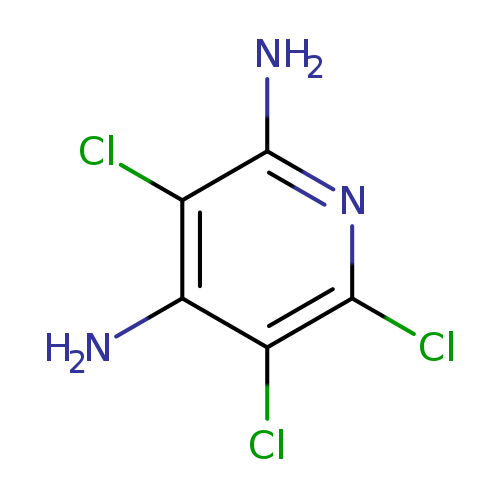Clc1c(N)nc(c(c1N)Cl)Cl