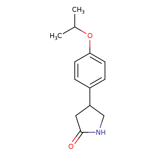 O=C1NCC(C1)c1ccc(cc1)OC(C)C