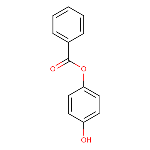 Oc1ccc(cc1)OC(=O)c1ccccc1