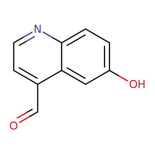 O=Cc1ccnc2c1cc(O)cc2