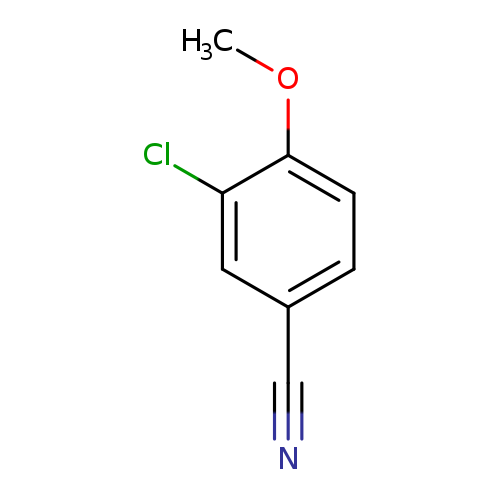 N#Cc1ccc(c(c1)Cl)OC