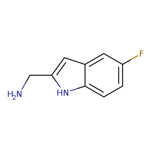 NCc1cc2c([nH]1)ccc(c2)F
