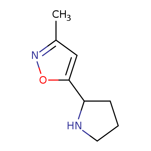 Cc1noc(c1)C1CCCN1