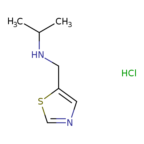 CC(NCc1scnc1)C.Cl