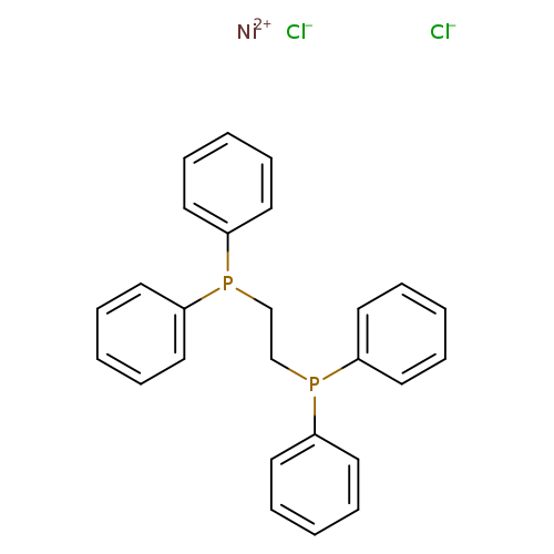 c1ccc(cc1)P(c1ccccc1)CCP(c1ccccc1)c1ccccc1.[Cl-].[Cl-].[Ni+2]