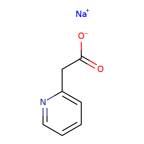 [O-]C(=O)Cc1ccccn1.[Na+]