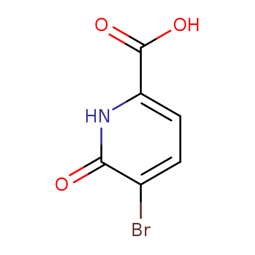 OC(=O)c1ccc(c(=O)[nH]1)Br