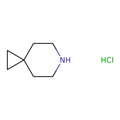 N1CCC2(CC1)CC2.Cl