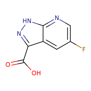 Fc1cnc2c(c1)c(n[nH]2)C(=O)O