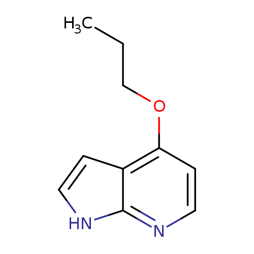 CCCOc1ccnc2c1cc[nH]2