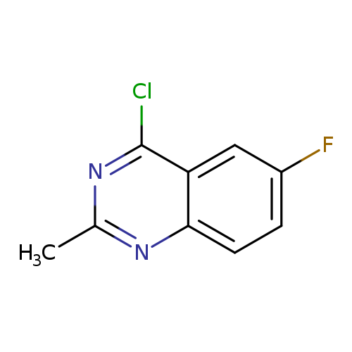 Fc1ccc2c(c1)c(Cl)nc(n2)C