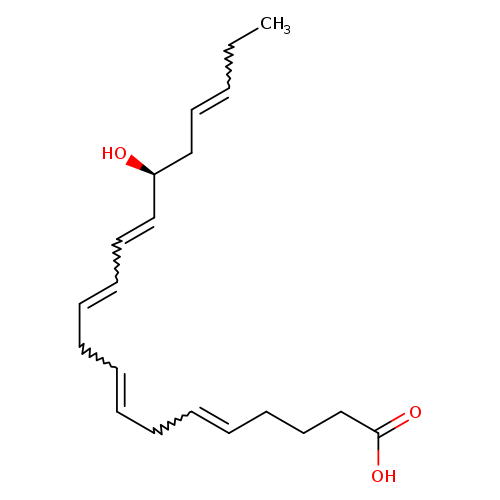 CCC=CC[C@@H](/C=C/C=CCC=CCC=CCCCC(=O)O)O