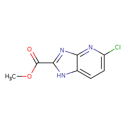 COC(=O)c1nc2c([nH]1)ccc(n2)Cl