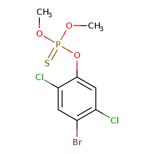 COP(=S)(Oc1cc(Cl)c(cc1Cl)Br)OC