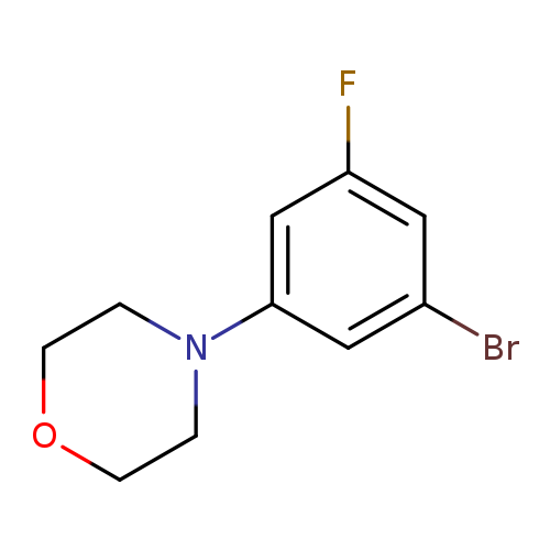 Fc1cc(Br)cc(c1)N1CCOCC1