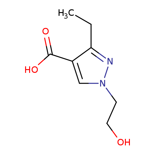 OCCn1nc(c(c1)C(=O)O)CC