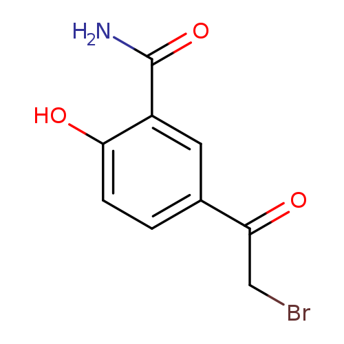 BrCC(=O)c1ccc(c(c1)C(=O)N)O