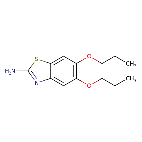 CCCOc1cc2sc(nc2cc1OCCC)N