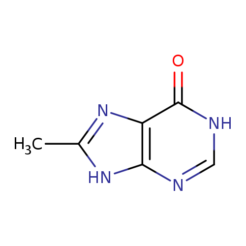 Cc1[nH]c2c(n1)c(=O)[nH]cn2