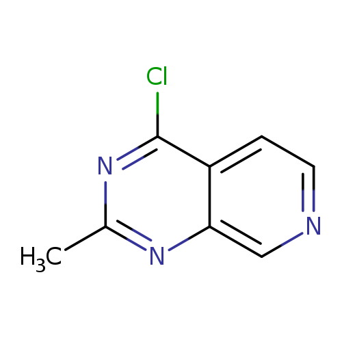 Cc1nc2cnccc2c(n1)Cl