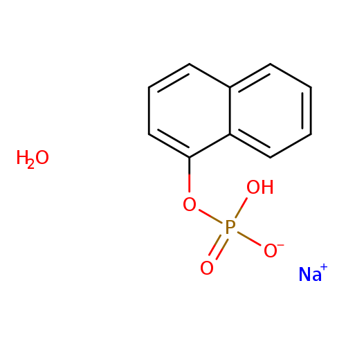 [O-]P(=O)(Oc1cccc2c1cccc2)O.[Na+].O