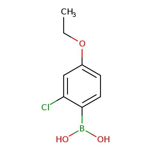 CCOc1ccc(c(c1)Cl)B(O)O