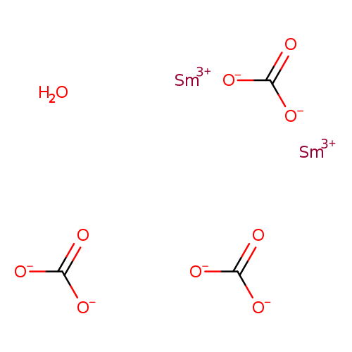 [O-]C(=O)[O-].[O-]C(=O)[O-].[O-]C(=O)[O-].O.[Sm+3].[Sm+3]