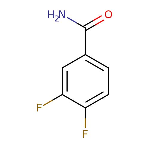 NC(=O)c1ccc(c(c1)F)F