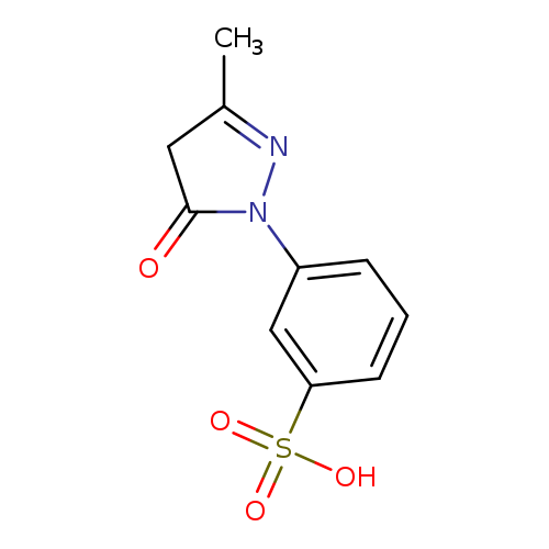 CC1=NN(C(=O)C1)c1cccc(c1)S(=O)(=O)O