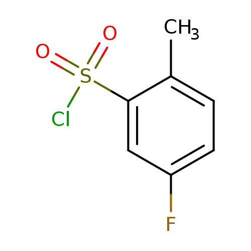 Fc1ccc(c(c1)S(=O)(=O)Cl)C
