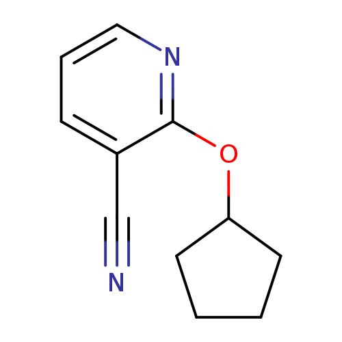 N#Cc1cccnc1OC1CCCC1